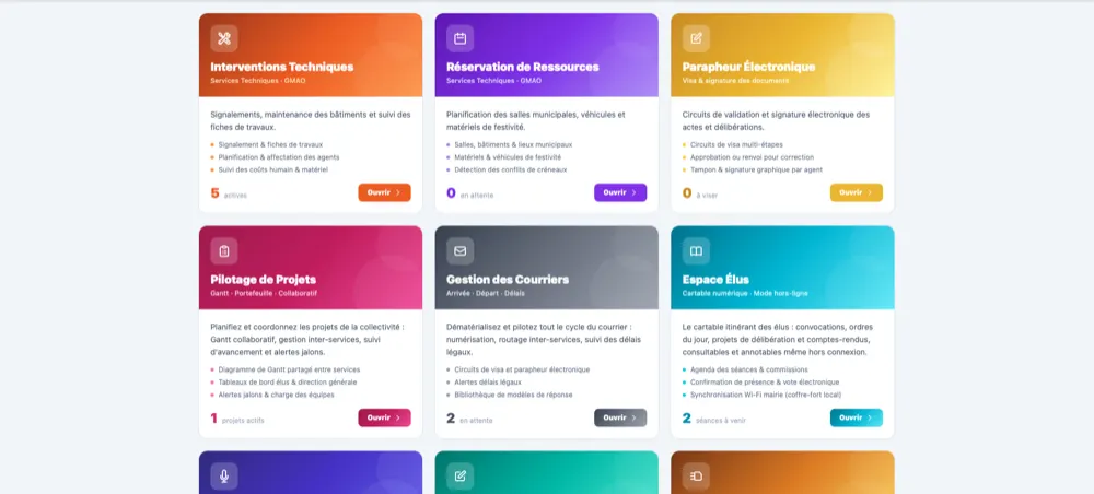 Portail Numérique : suite du catalogue des applications
